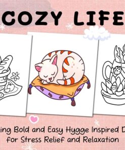 Malebog Cozy Life - Cozy Coloring - Coloring Book Cafe