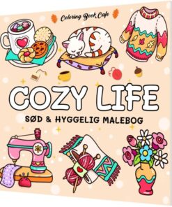 Malebog Cozy Life - Cozy Coloring - Coloring Book Cafe