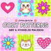 Malebog Cozy Pattern - Cozy Coloring - Coloring Book Cafe