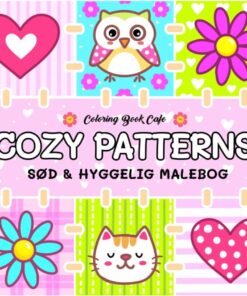 Malebog Cozy Pattern - Cozy Coloring - Coloring Book Cafe