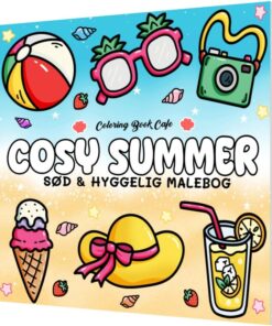 Malebog Cozy Summer - Cozy Coloring - Coloring Book Cafe