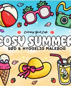 Malebog Cozy Summer - Cozy Coloring - Coloring Book Cafe