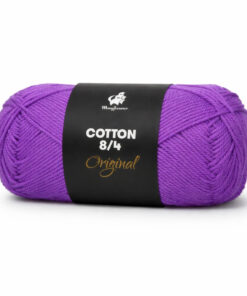 Mayflower Cotton 8/4 lilla bomuldsgarn packshot på hvid baggrund