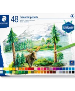 STAEDTLER 146C farveblyanter – sæt med 48 farver i praktisk æske.