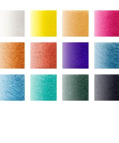 Staedtler Design Journey 888 akvarelmalingssæt med 12 metalliske farver, vandbørste og svamp.