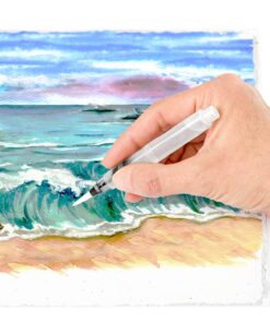 Staedtler Design Journey 888 akvarelmalingssæt med 12 metalliske farver, vandbørste og svamp.