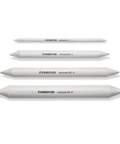 Staedtler Papir Stomp – sæt med 4 blendestomper i komprimeret papir til tegning og shading.
