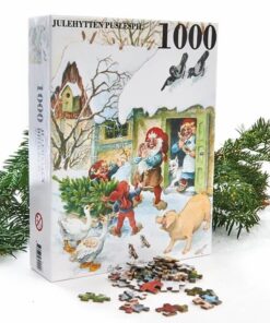 Vilhelm Hansen puslespil Julehytten 1000 brikker