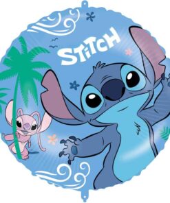 Disney Stitch folie ballon 45 cm med Stitch motiv til børnefødselsdag og Disney temafest